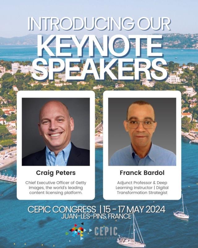 Franck Bardol annoncé comme keynote speaker au congrès CEPIC 2024